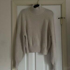 H&M Cream Turtleneck Sweater